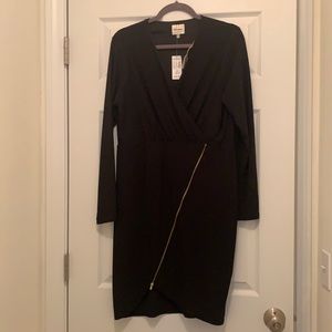 Long sleeve black dress